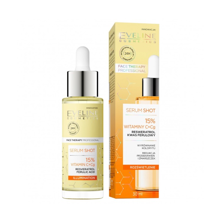 EVELINE Serum Shot Illuminating treatment, 15% vitamin C + Cg 30ml