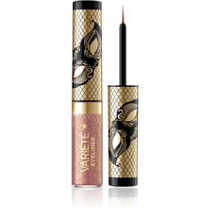 EVELINE VARIETE LIQUID EYELINER SHINY LONG LASTING &WATERPROOF no.01 SPARKLE GOLD 4ml EVELINE VARIETE LIQUID EYELINER SHINY LONG LASTING &WATERPROOF no.01 SPARKLE GOLD 4ml