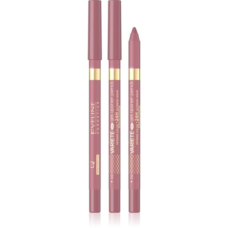 Eveline VARIETE gel lip liner waterproof NO2 pinkish