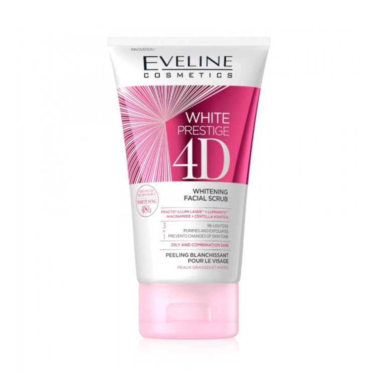 Eveline White Prestige 4D Whitening Facial Scrub 150ml