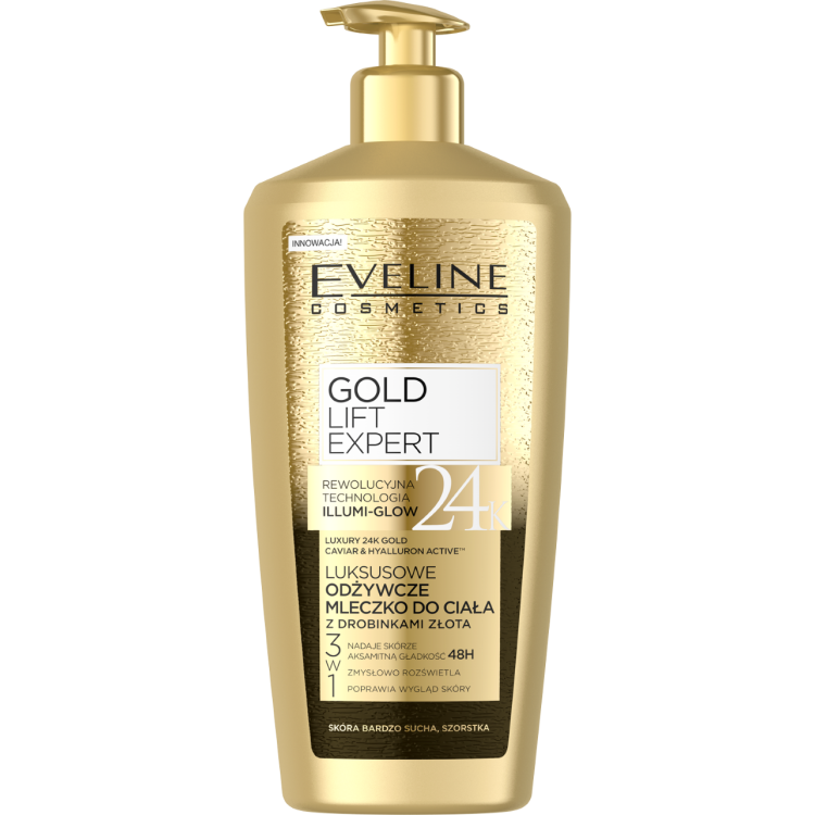 EVELINE 24K GOLD  LUXURY BODY MILK 350ML