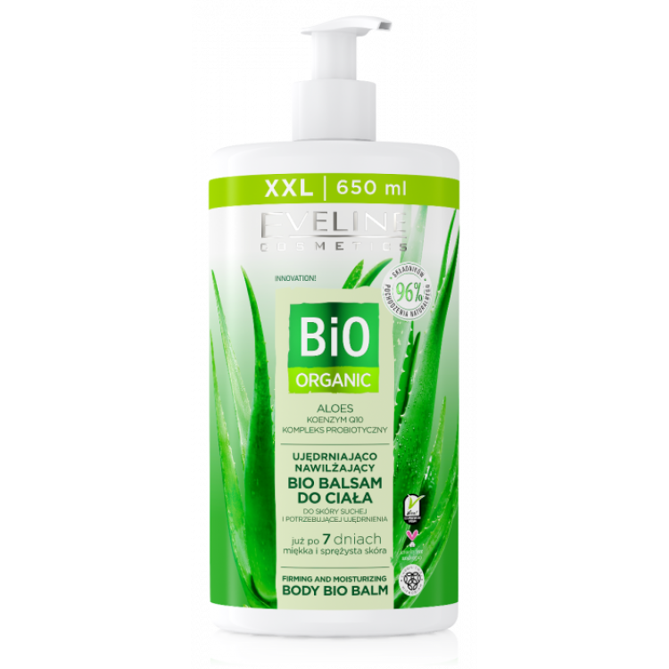 EVELINE BIO ORGANIC firming and moisturizing body lotion with aloe vera extract XXL 650 ml