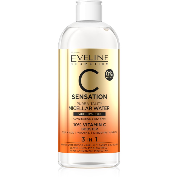 Eveline C Sensation Pure Vitality Micellar Water 3in1 400ml