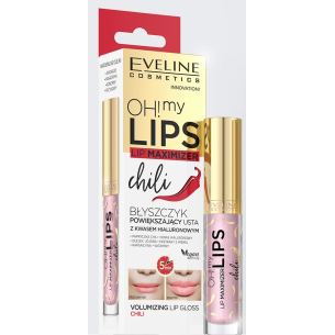 Eveline Oh my lips Lip Maximizer Volumizing Lip Gloss  Chili 4,5 ml Eveline Oh my lips Lip Maximizer Volumizing Lip Gloss  Chili 4,5 ml