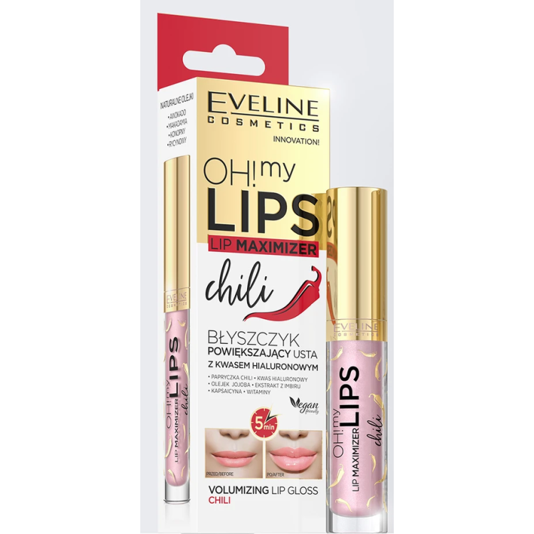 Eveline Oh my lips Lip Maximizer Volumizing Lip Gloss  Chili 4,5 ml