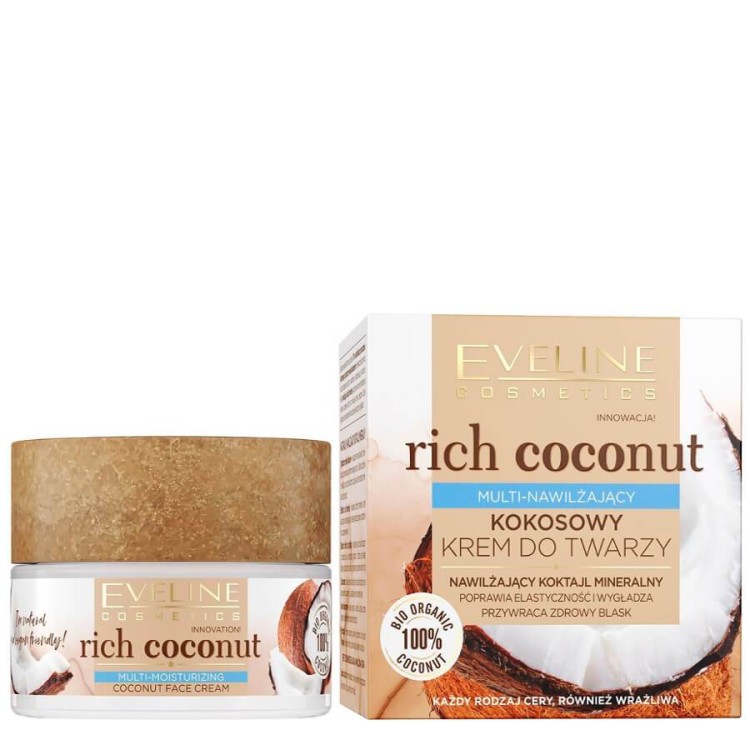 Eveline Rich Coconut Multi Moisturizing Face Cream 50ml