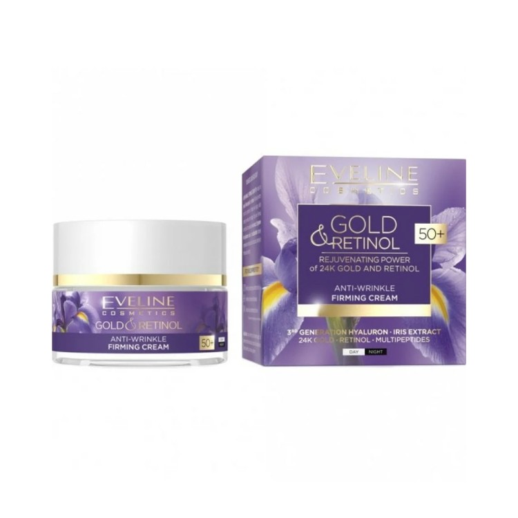 EVELINE Gold & Retinol firming day & night face cream 50+ 50ml