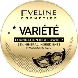 Eveline Variete 93% Natural Ingredients Mineral Powder Foundation 03 LIGHT VANILLA 8g Eveline Variete 93% Natural Ingredients Mineral Powder Foundation 03 LIGHT VANILLA 8g