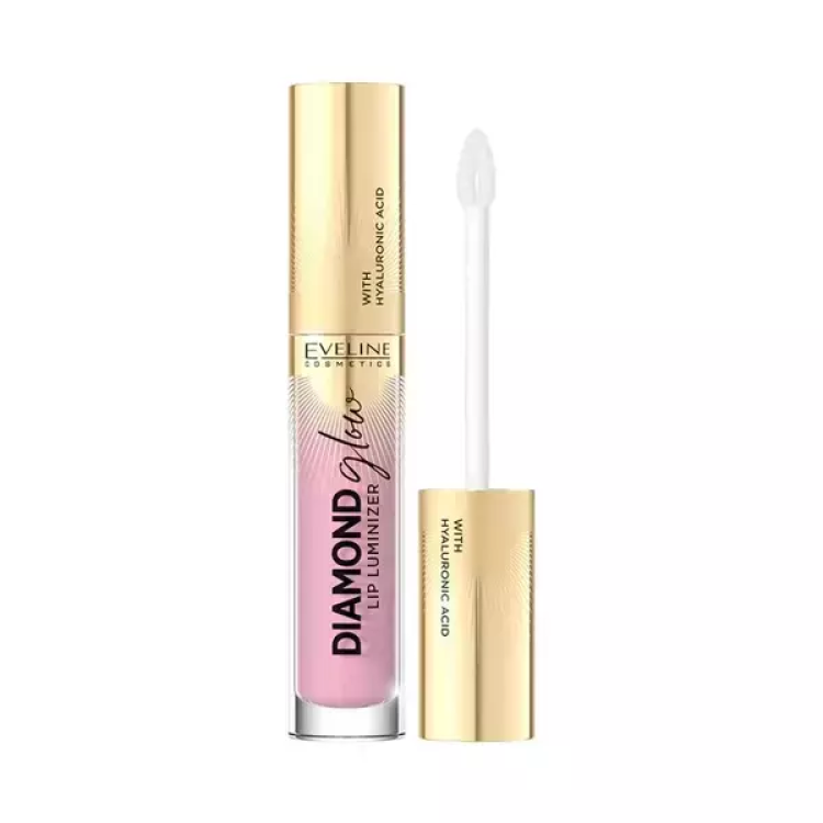 Eveline Diamond Glow Lip Luminizer with Hyaluronic Acid No 02 Strawberry Mousse 4,5ml