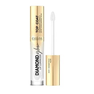 Eveline Diamond Glow Lip Luminizer Lip Gloss With Hyaluronic Acid 01 Top Coat 4.5ml Eveline Diamond Glow Lip Luminizer Lip Gloss With Hyaluronic Acid 01 Top Coat 4.5ml