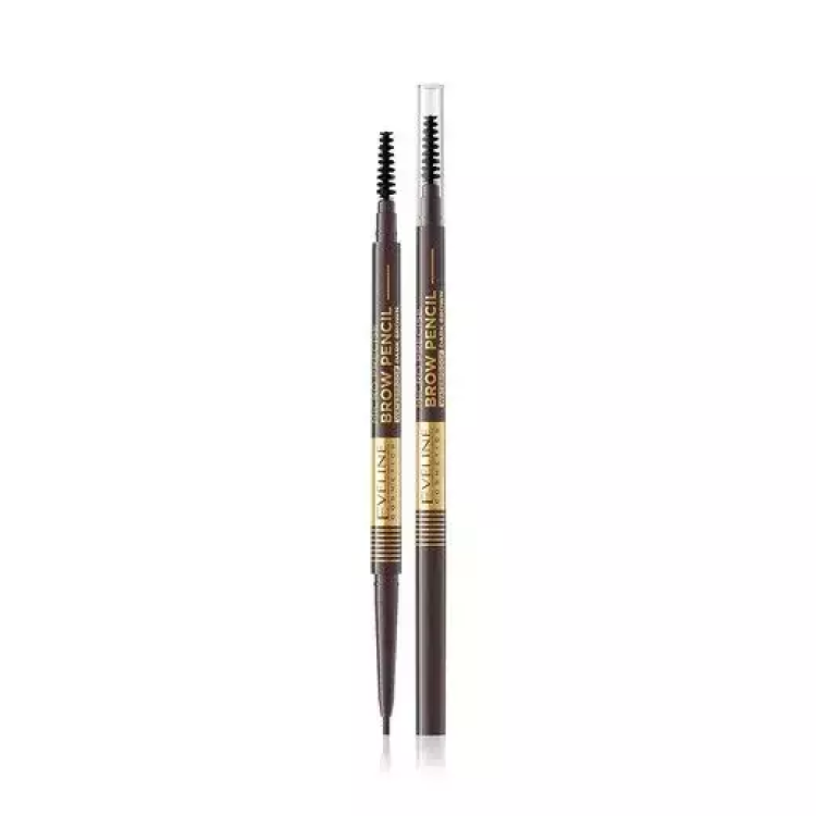 EVELINE MICRO PRECISE BROW PENCIL Ultra-precise eyebrow pencil 03 DARK BROWN