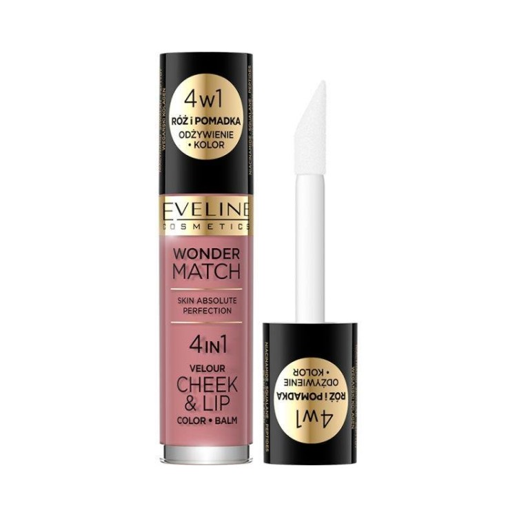 Eveline Wonder Match Cheek & Lip 4in1 Blush and Liquid Lipstick Nr.02