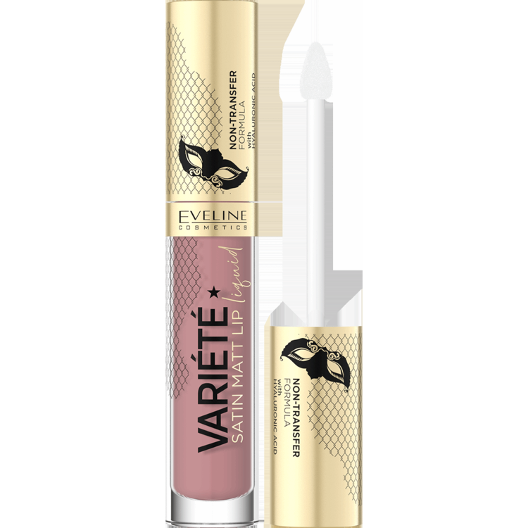 EVELINE VARIETE Liquid lipstick with hyaluronic acid 02 EVELINE VARIETE Liquid lipstick with hyaluronic acid 02