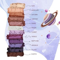 EVELINE MYSTIC GALAXY Eyeshadow palette 12 colors 12g EVELINE MYSTIC GALAXY Eyeshadow palette 12 colors 12g