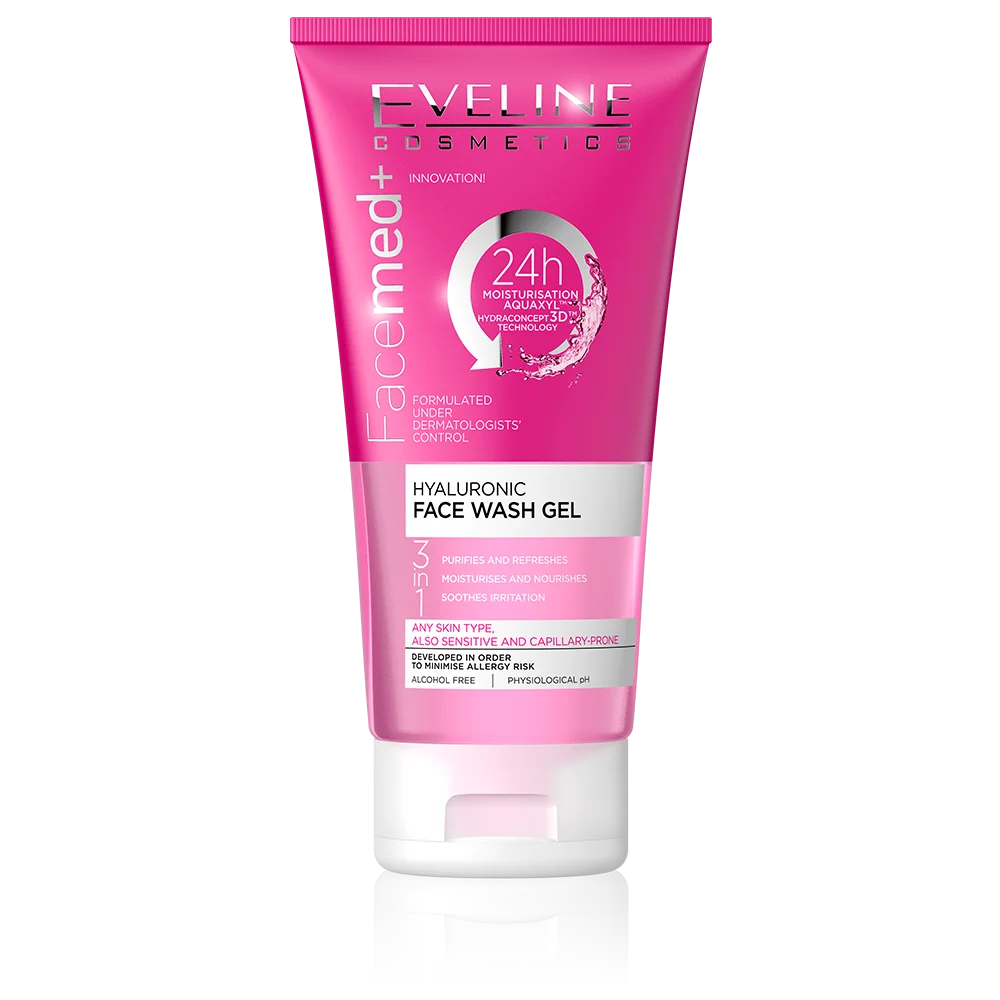 EVELINE HYALURONIC FACE WASH GEL 150ml