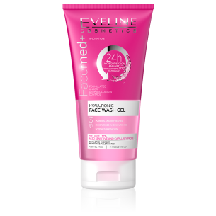 EVELINE FACEMED+ HYALURONIC FACE WASH GEL 150ml EVELINE FACEMED+ HYALURONIC FACE WASH GEL 150ml