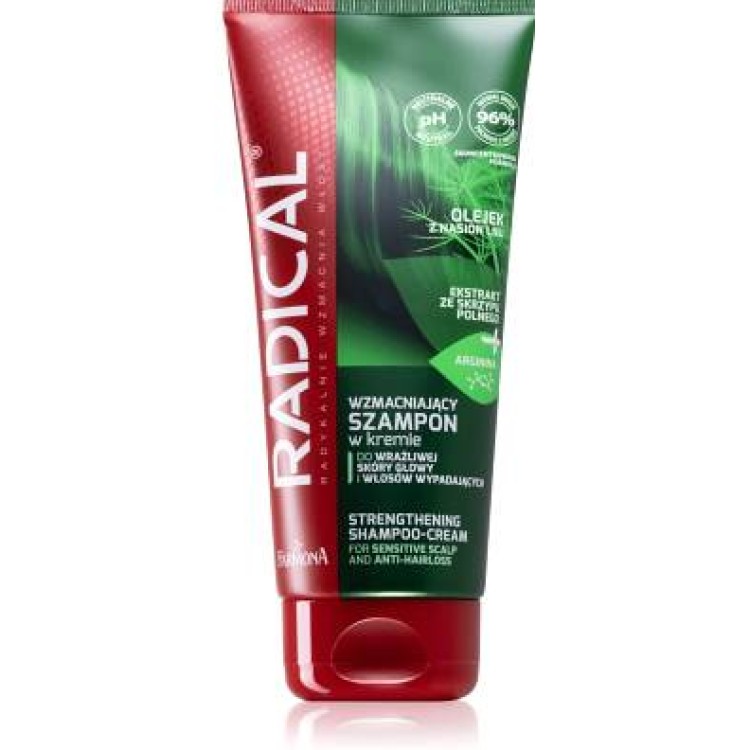 FARMONA RADICAL Strengthening cream shampoo for sensitive scalp and hair falling out 200ml