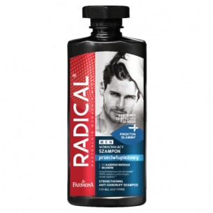 FARMONA RADICAL MEN Anti-dandruff strengthening shampoo 400ml FARMONA RADICAL MEN Anti-dandruff strengthening shampoo 400ml