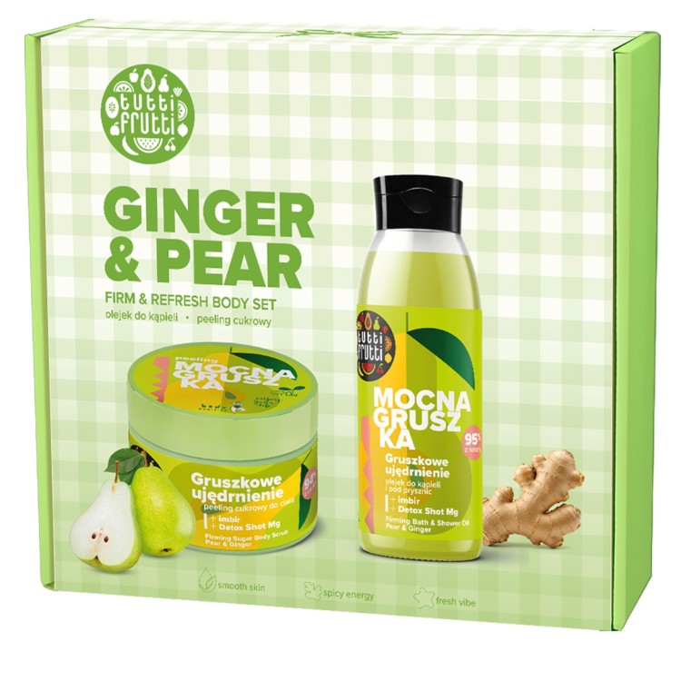 FARMONA TUTTI FRUTTI Body Care Set Pear & Ginger (Shower oil + Body Scrub) FARMONA TUTTI FRUTTI Body Care Set Pear & Ginger (Shower oil + Body Scrub)