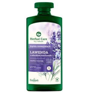 Farmona Herbal Care Lavender bath and shower gel  with vanilla milk 500 ml Farmona Herbal Care Lavender bath and shower gel  with vanilla milk 500 ml
