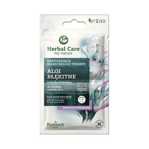 Farmona HERBAL CARE Moisturizing Facial Mask Blue Algae 2 X 5 ml Farmona HERBAL CARE Moisturizing Facial Mask Blue Algae 2 X 5 ml