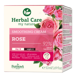 FARMONA HERBAL CARE Smoothing cream ROSE 50 ml best before 02.2026 FARMONA HERBAL CARE Smoothing cream ROSE 50 ml best before 02.2026