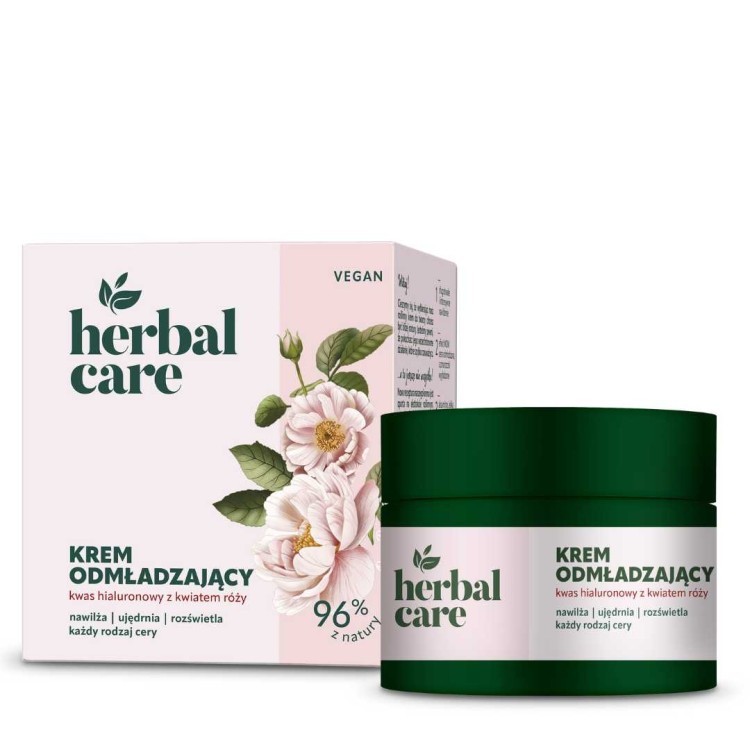 FARMONA HERBAL CARE Rejuvenating cream hyaluronic acid with rose flower 50 ml FARMONA HERBAL CARE Rejuvenating cream hyaluronic acid with rose flower 50 ml