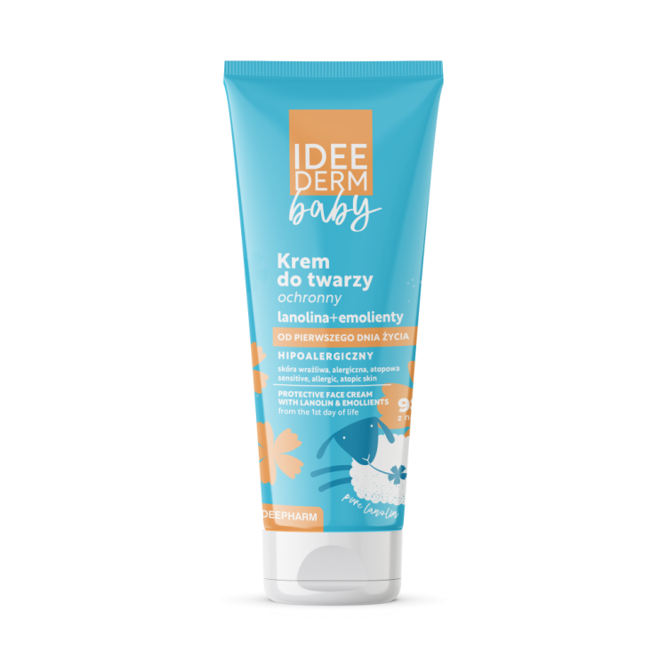 IDEEPHARM IDEE DERM BABY protective face cream with lanolin &emollients from the 1st day of life 50ml