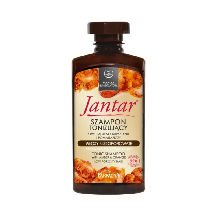 FARMONA JANTAR SHAMPOO WITH AMBER AND ORANGE EXTRACT FOR LOW POROSITY HAIR 330 ML