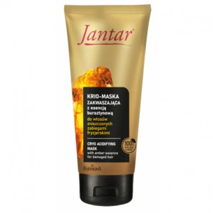 Farmona JANTAR Cryo acidifying mask with amber essence for damaged hair 200m Farmona JANTAR Cryo acidifying mask with amber essence for damaged hair 200m