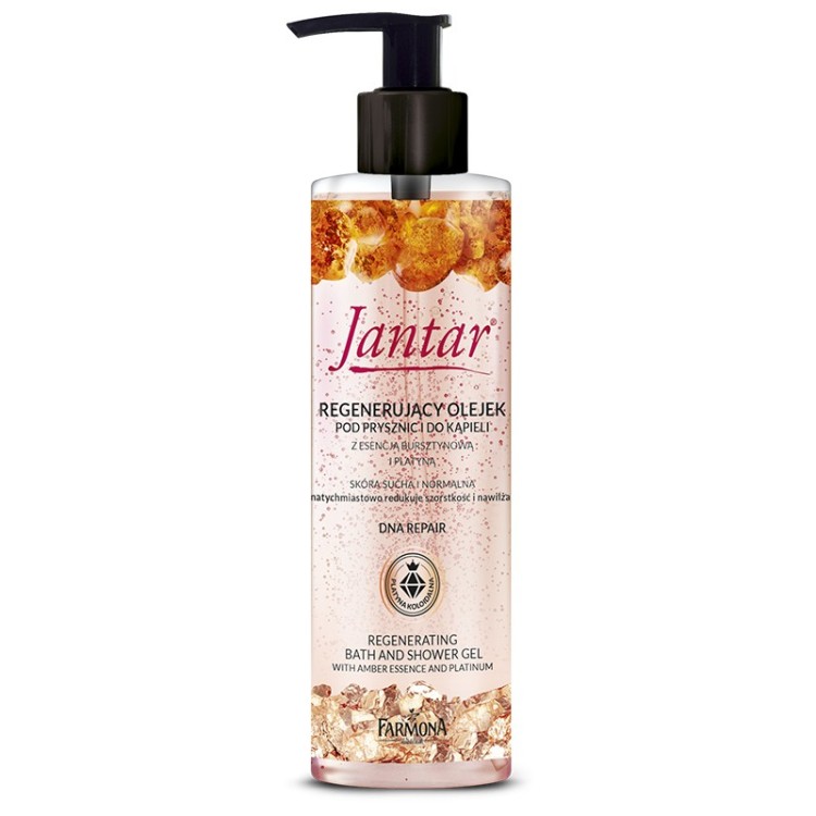 FARMONA JANTAR Regenerating bath and shower gel with amber essence and PLATINUM, 400ml