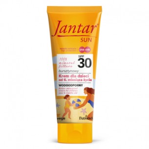 FARMONA JANTAR SUN, AMBER WATERPROOF CREAM FOR CHILDREN (from 6 months) SPF 30, 50ml FARMONA JANTAR SUN, AMBER WATERPROOF CREAM FOR CHILDREN (from 6 months) SPF 30, 50ml