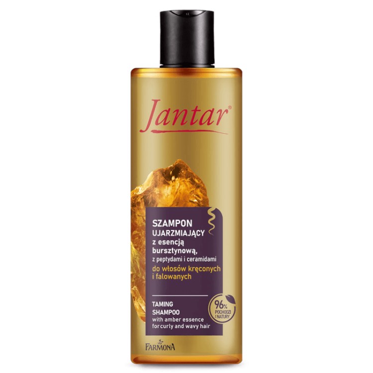 FARMONA Jantar Taming shampoo for curly and wavy hair with amber essence, peptides and ceramides, 300 ml FARMONA Jantar Taming shampoo for curly and wavy hair with amber essence, peptides and ceramides, 300 ml