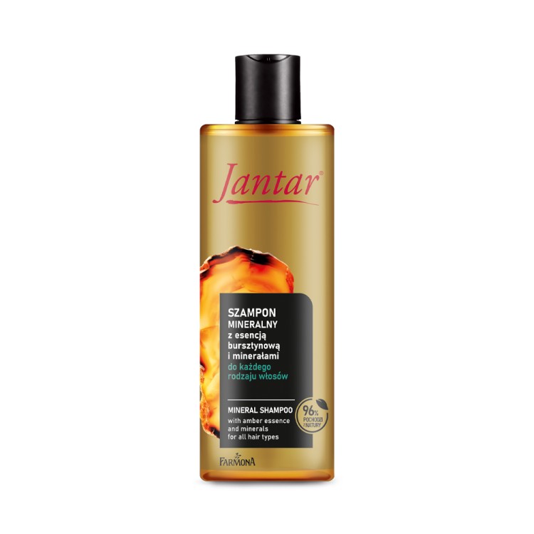 FARMONA JANTAR NEW  MINERAL SHAMPOO WITH AMBER ESSENCE AND MINERALS FOR ALL TYPES OF HAIR 300ML