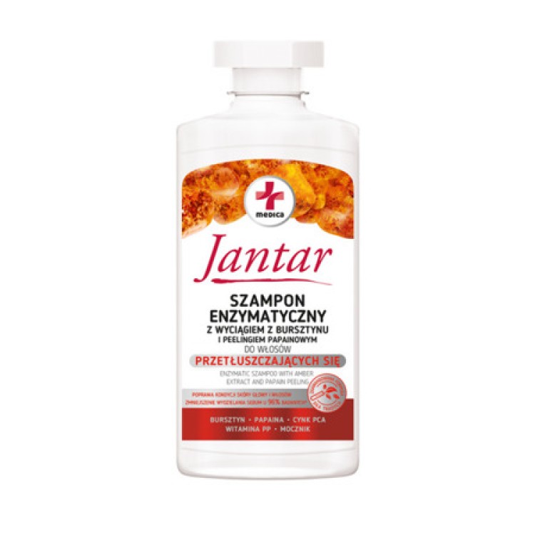 FARMONA JANTAR MEDICA  Enzymatic Shampoo with Amber Extract and Papain Peeling 330ml