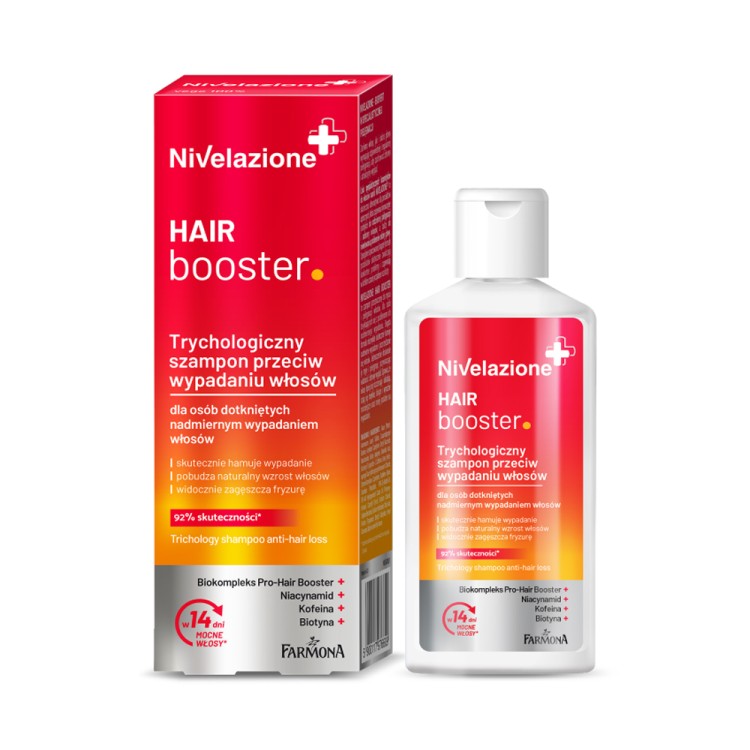 Nivelazione HAIR booster. Trichological shampoo against hair loss for people affected by excessive hair loss 100ml