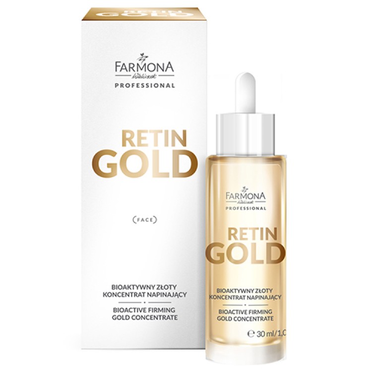 Farmona Professional RETIN GOLD Bioactive Firming Gold Face Concentrate 30ml  EXP: 10.2025
