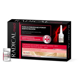 RADICAL  STIMULATING NEW HAIR GROWTH TREATMENT, 15AMPOULES x 5ml RADICAL  STIMULATING NEW HAIR GROWTH TREATMENT, 15AMPOULES x 5ml