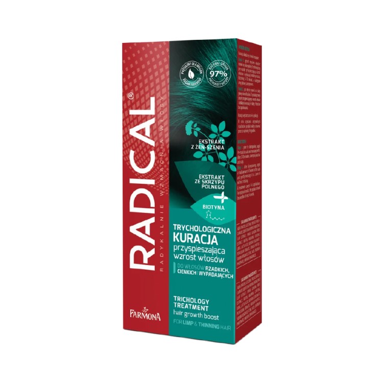 RADICAL TRICHOLOGY TREATMENT for hair growth pre-mask 70ml and serum 50ml RADICAL TRICHOLOGY TREATMENT for hair growth pre-mask 70ml and serum 50ml