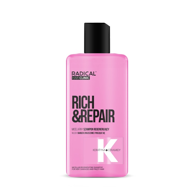FARMONA RADICAL HAIR CLINIC RICH & REPAIR Micellar regenerating shampoo for very damaged and frizzy hair 300ml