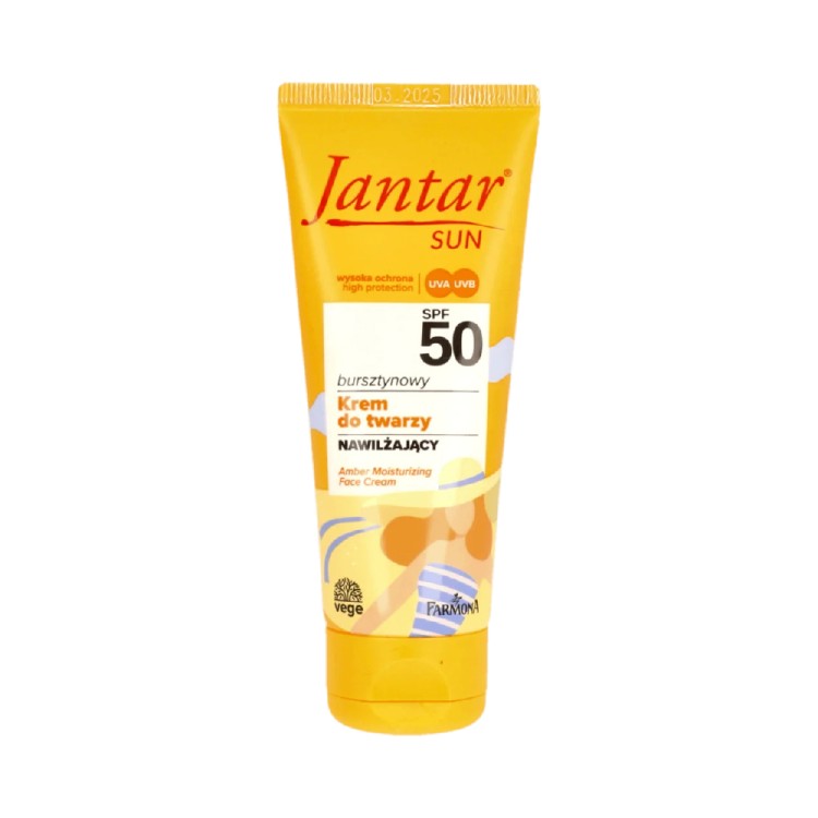 Famona JANTAR SUN Amber moisturizing face cream SPF 50 50ml