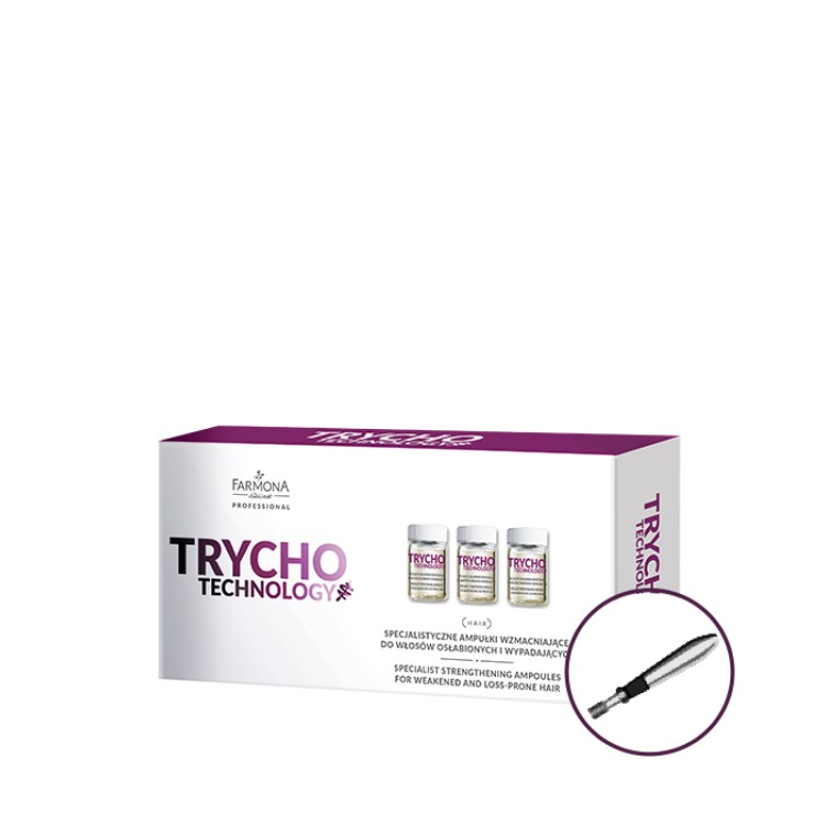 FARMONA PROFESSIONAL TRYCHO TECHNOLOGY SPECIALIST STRENGTHENING AMPOULES FOR WEAKENED AND LOSS-PRONE HAIR 10x5ml