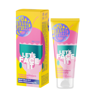 FARMONA TUTTI FRUTTI Let's Face It Moisturizing and mattifying cream with hyaluronic acid 1% + Nutri Shot E+F, 50ml FARMONA TUTTI FRUTTI Let's Face It Moisturizing and mattifying cream with hyaluronic acid 1% + Nutri Shot E+F, 50ml
