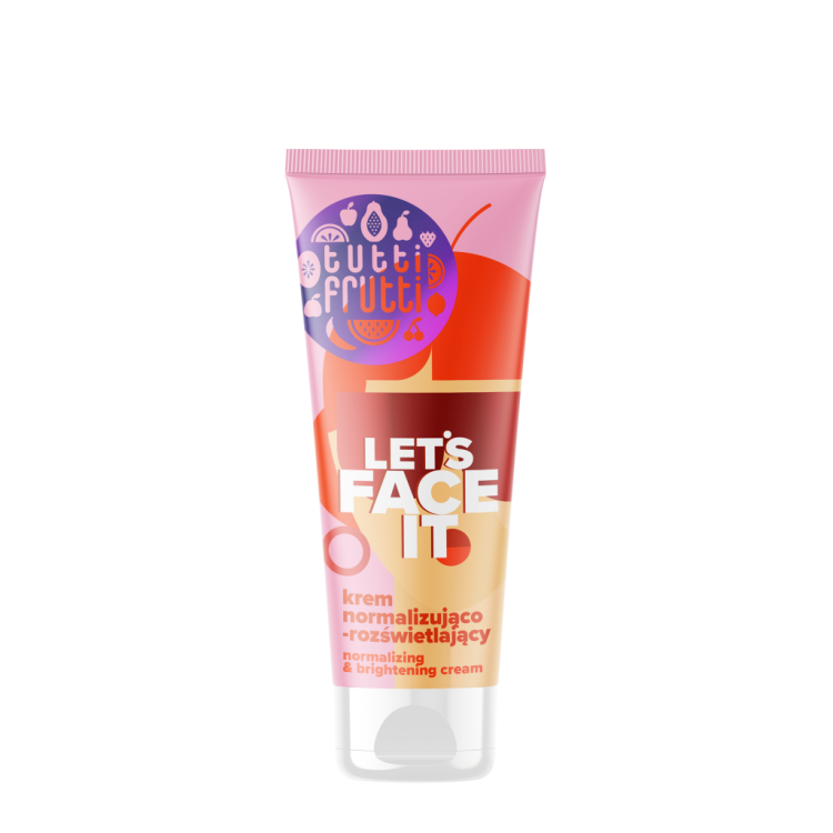 FARMONA TUTTI FRUTTI Let's Face It Normalizing and brightening cream with niacinamide 3% + Beauty Shot A, 50ml