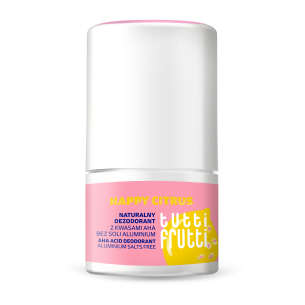 Farmona Tutti Frutti HAPPY CITRUS Natural Deodorant with AHA Acid - Aluminium Salts Free 50ml