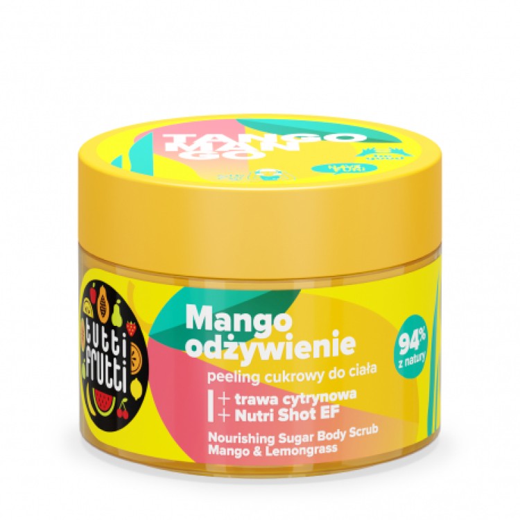 Farmona TUTTI FRUTTI Nourishing sugar body scrub Mango & Lemongrass 300g