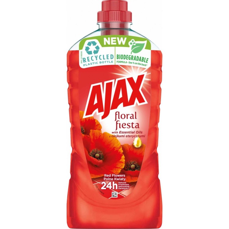 AJAX FLORAL FIESTA  RED FLOWERS 1L