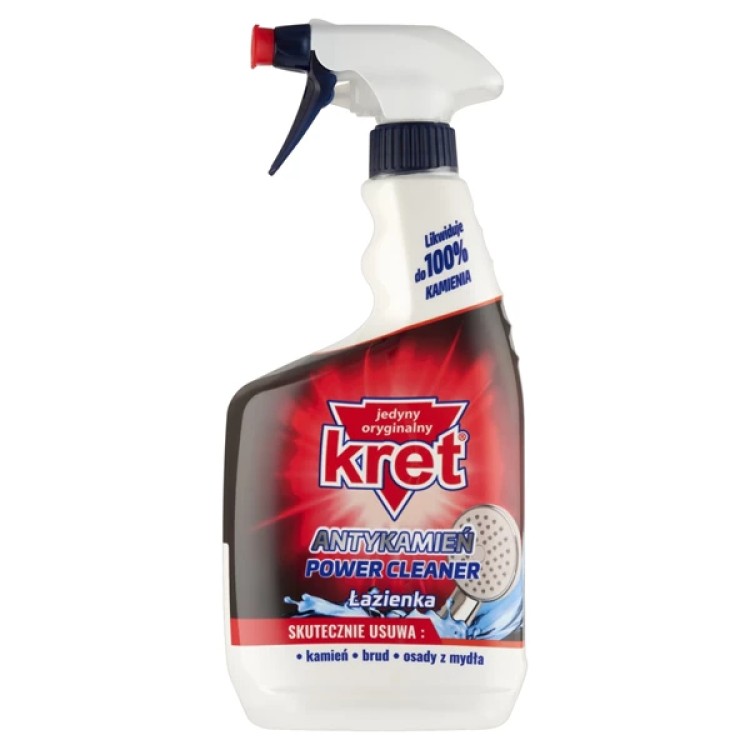 KRET Anti-limescale Bathroom Power Cleaner spray 620ml