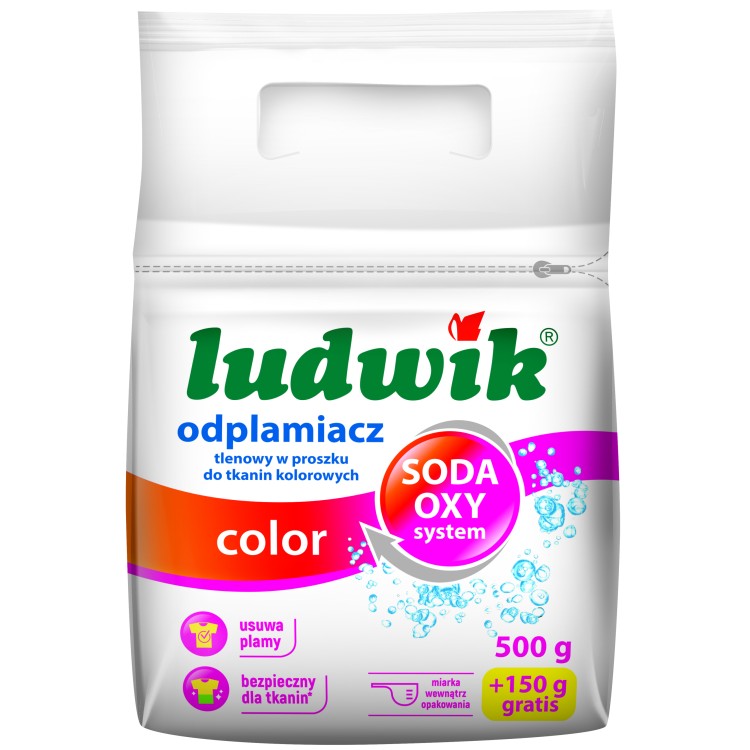 LUDWIK COLOUR stain removing powder 500g + 150g free