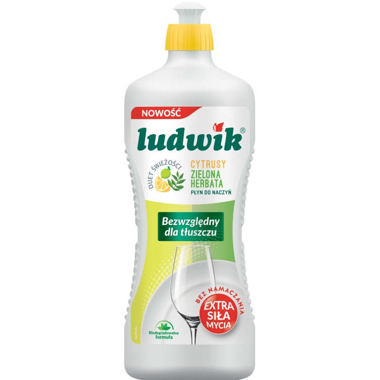 LUDWIK Citrus and Green Tea washing up liquid 900g